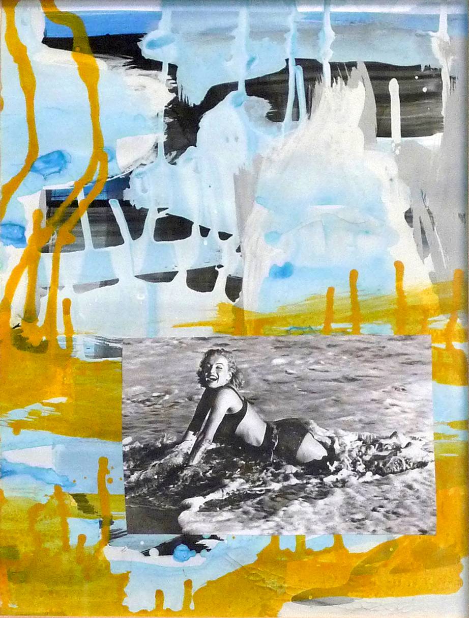 FEMININ in Farbe 2015 - Gouache, Collage - 40 x 30 cm