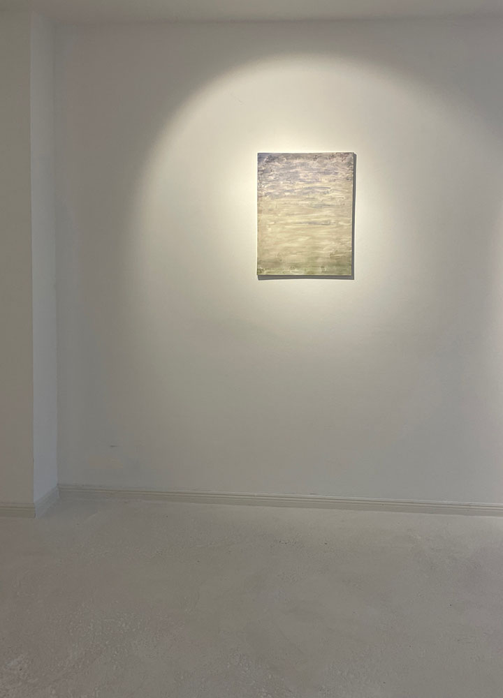 Mirror, porcelain luster glase 2014 Mirror # LB, 62 x 46 x 1,5 cm Geneva, CERCCO