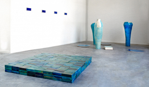 Final Presentation .ekwc 's-Hertogenbosch 2002 Sleeping Wall, Ceramic Sculptures