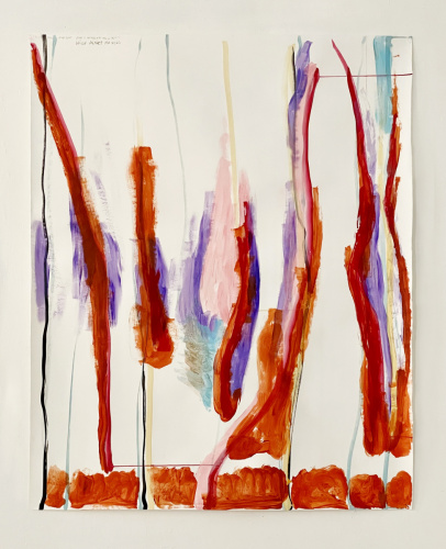 HighAlert Mai 2023 152 x 123 cm Gouache, Aquarell